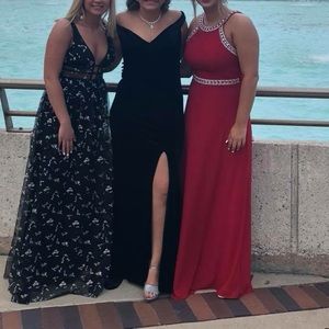 black prom dress/ evening gown